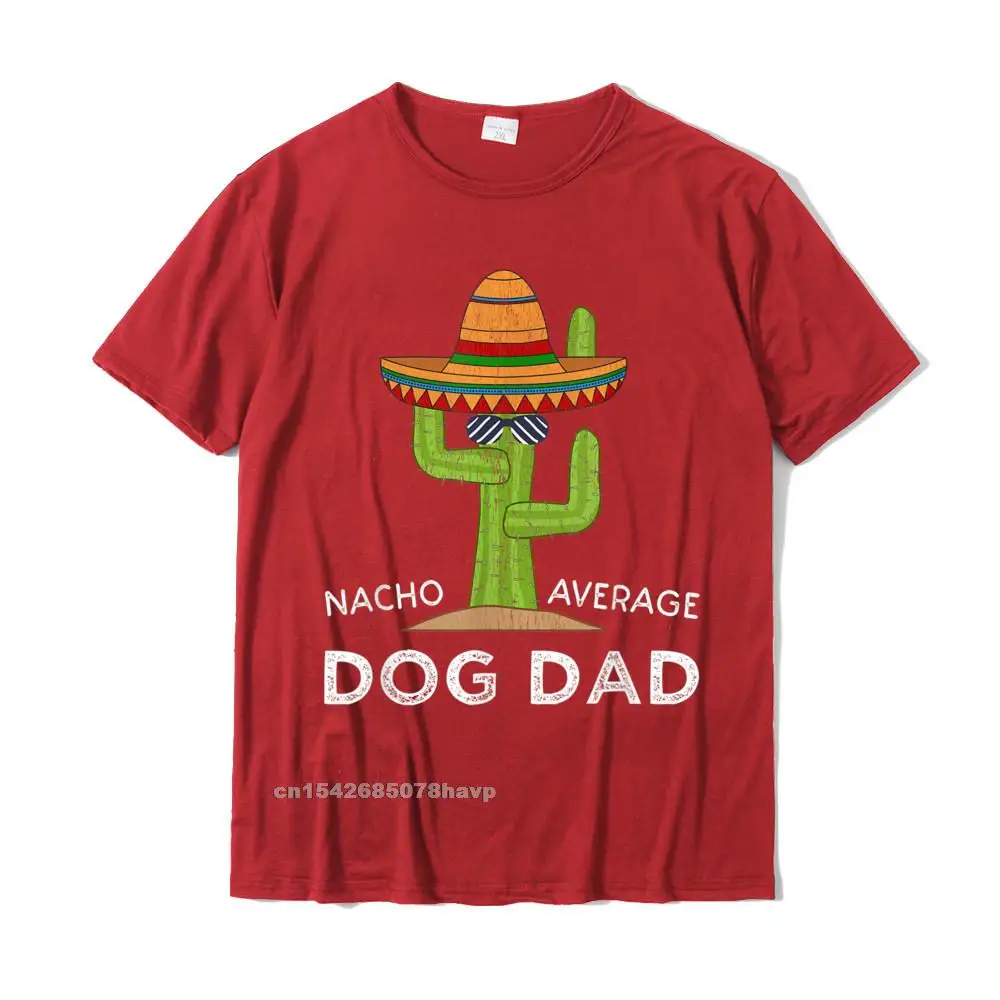 Student Retro Cool Tops Shirts Round Collar Summer Autumn Pure Cotton Top T-shirts Design Short Sleeve Unique Tshirts Dog Pet Owner Humor Gifts Meme Quote Saying Funny Dog Dad T-Shirt__2108. red