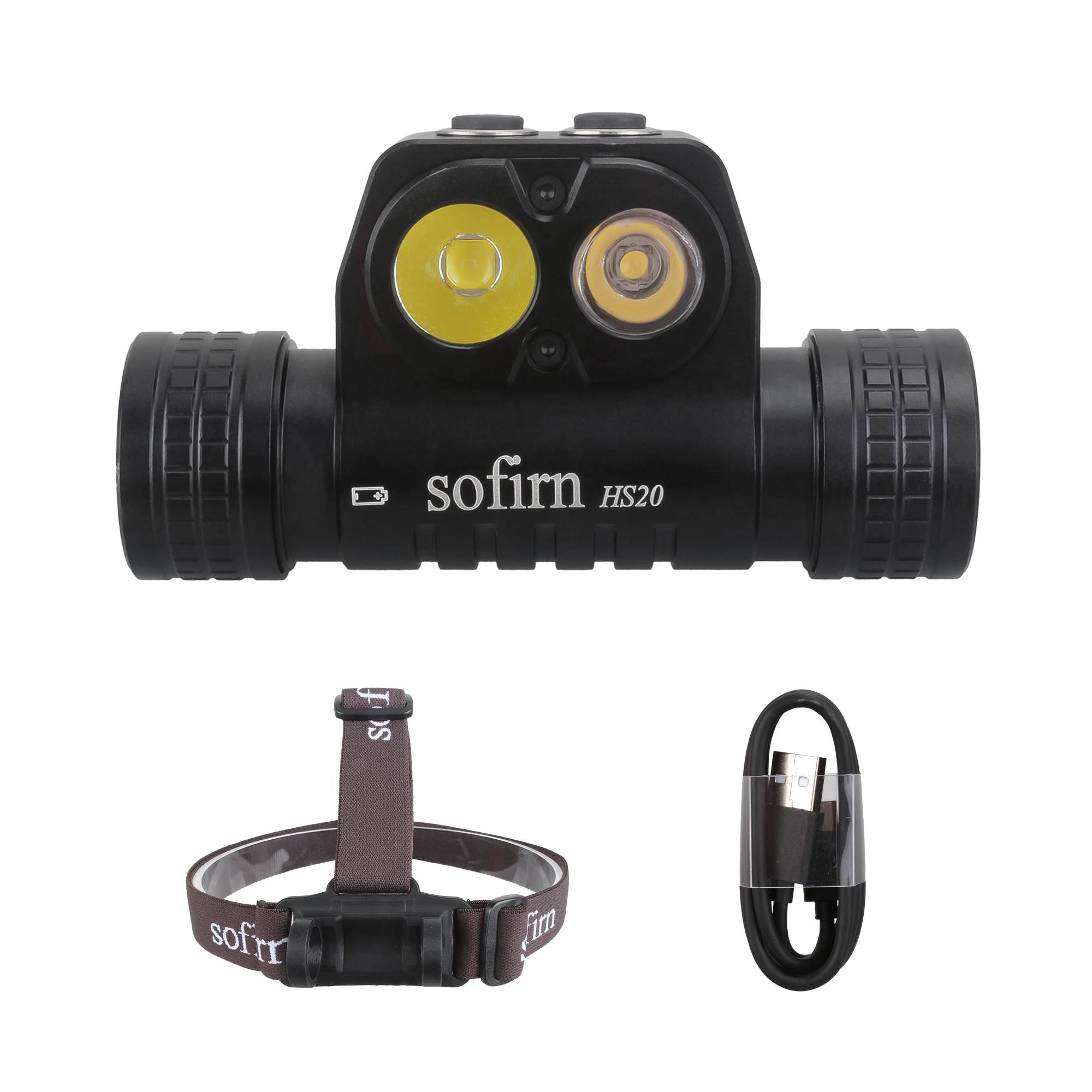 Налобный фонарь Sofirn HS20 CREE XHP50.2 светодиодный 2400 лм аккумуляторный USB C мощный