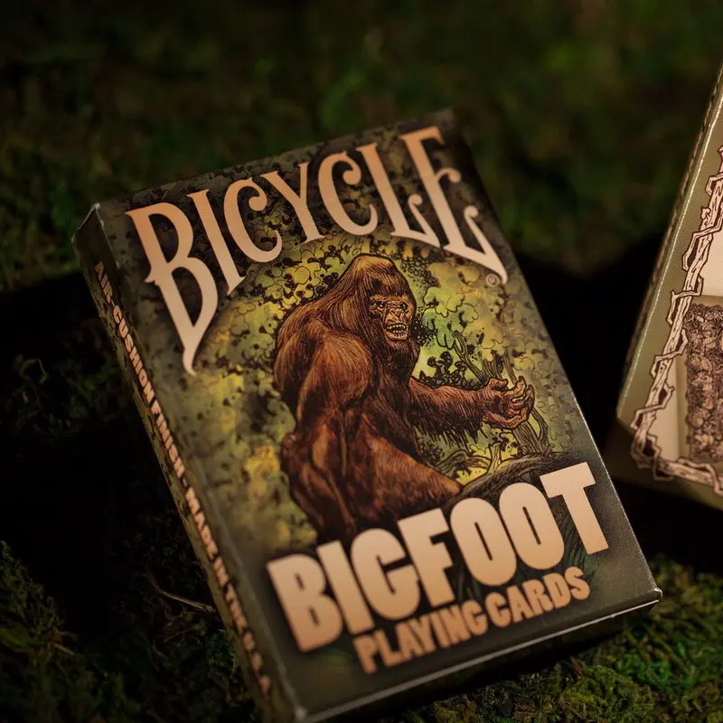 1 колода велосипед BigFoot игральные карты для покера Размер USPCC волшебные карты новые Запечатанные коллекционные карты магические трюки реквизит для микича