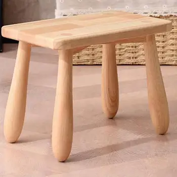 

Small Bench Household Sofa Stool Fashion Creative Small Round Stool Low Stool Children's Wooden Stool Solid Wooden Stool