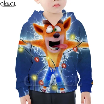 

CLOOCL Kids Games Crash Bandicoot 3D Print Hoodie Boy Girl Sweatshirt Fashion T Shirt Baby Daughter Hot Selling Clothing
