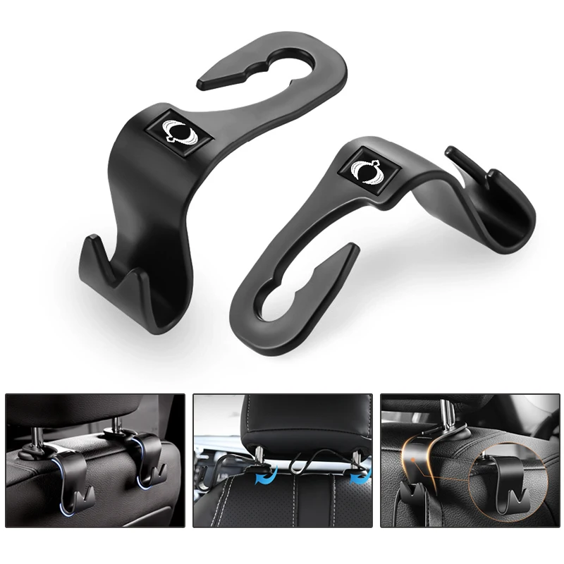 1/2pcs Car seat decorative hook multifunctional universal storage debris for Ssangyong kyron rexton korando actyon Tivoli | Автомобили и