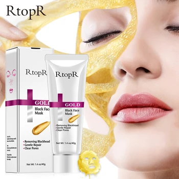 

RtopR Gold Collagen Mask Blackhead Remover Acne Treatment Masks Facial Deep Cleansing Shrink Pore Skin Care Korean cosmetics