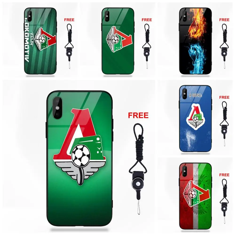 Lokomotiv мягкая рамка из ТПУ с логотипом в Москву + Защитная пленка закаленного
