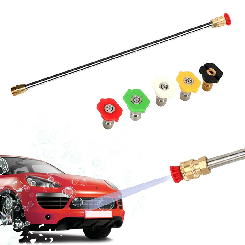

Lance Pressure Washer Kit Spray Turbo Sprayer Cleaning Stainless Steel
