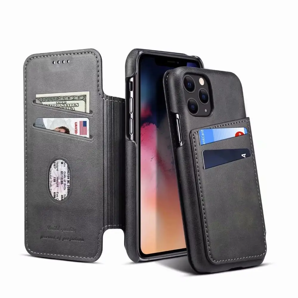 YXAYN Leather Case Flip phone case bag coque For iPhone 11 Pro Max 8 7 Plus X XR XS MAX