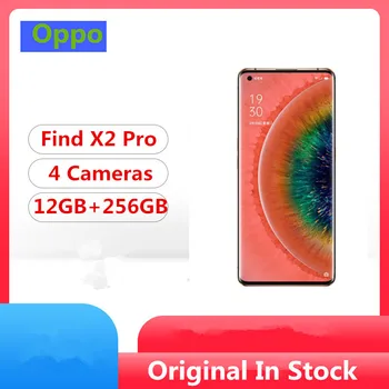 

DHL Fast Delivery Oppo Find X2 Pro 5G Cell Phone Snapdragon 865 Android 10.0 6.7" 120HZ 12GB RAM 256GB ROM 48.0MP 65W Charger