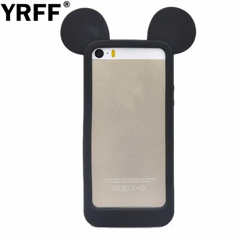 YRFF чехол-бампер для телефона с милыми ушками мыши для iphone 6, чехол для iphone 6S 6, мягкий силиконовый чехол s, чехол