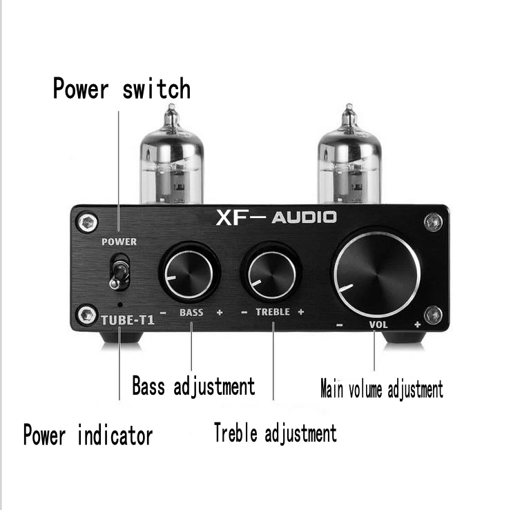 FX AUDIO TUBE 01 DC12V 1A Bile Preamp 6J1/JAN 5654W трубный усилитель HIFI аудио мощности|Операционные