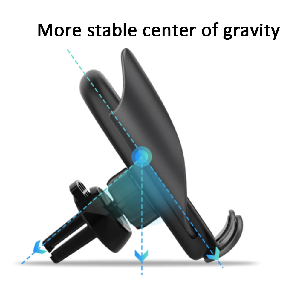 S5 Gravity Induction Mobile Phone Holder Automatic Clamping Wireless Car Holder Mount Air Vent for iPhone Xs Max XR For Samsung