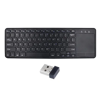 

2.4G Wireless Gaming Keyboard Touchpad Home Office Computer Keyboard with TouchPad For Andriod iOS Phone Android Box