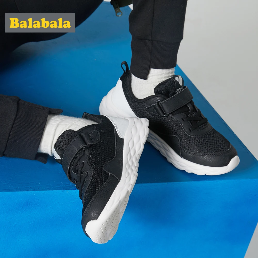 Balabala/Обувь для девочек; детская спортивная обувь; обувь для мальчиков; Новинка года; сезон весна-осень; Повседневная дышащая обувь для больших детей