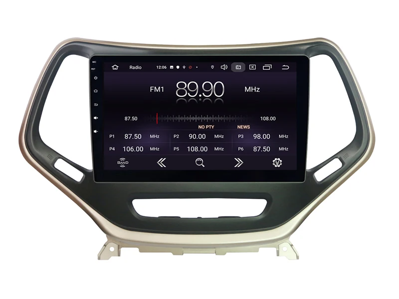 Новое поступление 10,2 дюймов Android 10,0 Автомобильный gps для JEEP CHEROKEE автомобильный Радио Автомобильная Мультимедийная лента рекордер bluetooth навигация