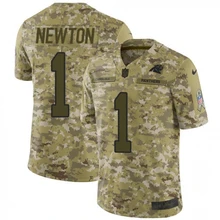 Мужская Новинка, высокое качество, Carolina Cam Newton Panthers camo jersey