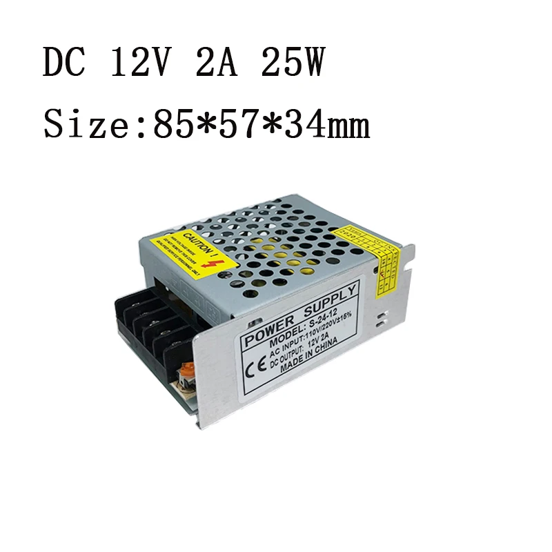 Ac 110v 220v A Dc 12v 2a 25w Transformador Ajustable Del Ac 110v 220v A Dc 12v 2a 25w Transformador Ajustable Del