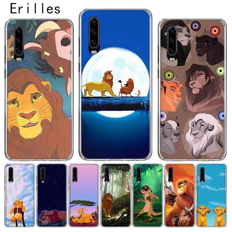 

Erilles Simb the Lion King Case For Honor 10 lite Cover For Huawei 8X 9X 20 lite 20i V20 Soft Shell Y5 Y6 Y7 Y9 2019 Shell