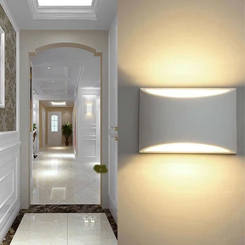 

Bedside Hotel Indoor Bedroom Aluminum High-power Hallway Corridor Lighting Fixture 7W Wall Sconces Modern LED Living Room