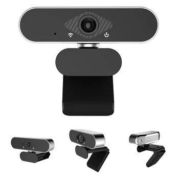 

Wide Angel Computer Webcam 1080P HD Noise Reduction USB 2.0 Video Conference Live Broadcast CMOS Plug And Play Home Office