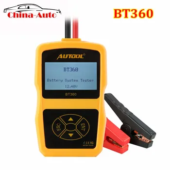 

Original Autool BT360 Auto Battery Tester 12V Automotive Battery Analyzer 2000CCA 220AH Multi-Language BAD Cell Test Car Tools