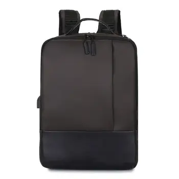 

Travel Nylon Backpack with USB Charging Port Teenager Anti-theft Laptop Daypack LX9F