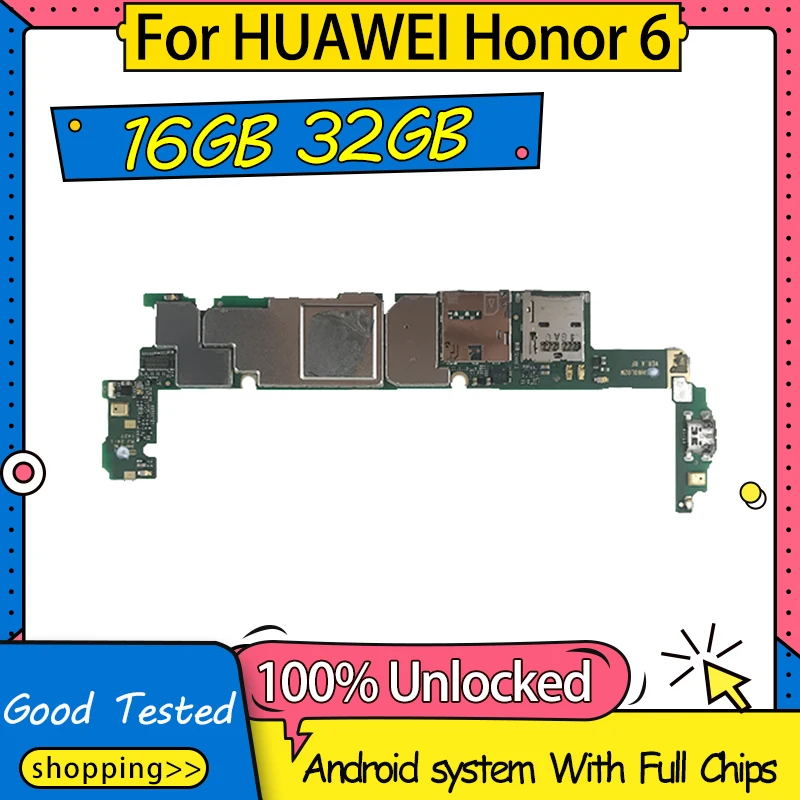 Материнская плата HUAWEI Honor 6 хорошо протестирована разборка разблокирована