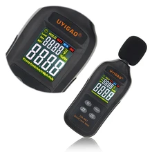 Портативный цифровой измеритель уровня звука ручной измеритель шума умный датчик децибел метр звуковое устройство питание от 3* батареек AAA