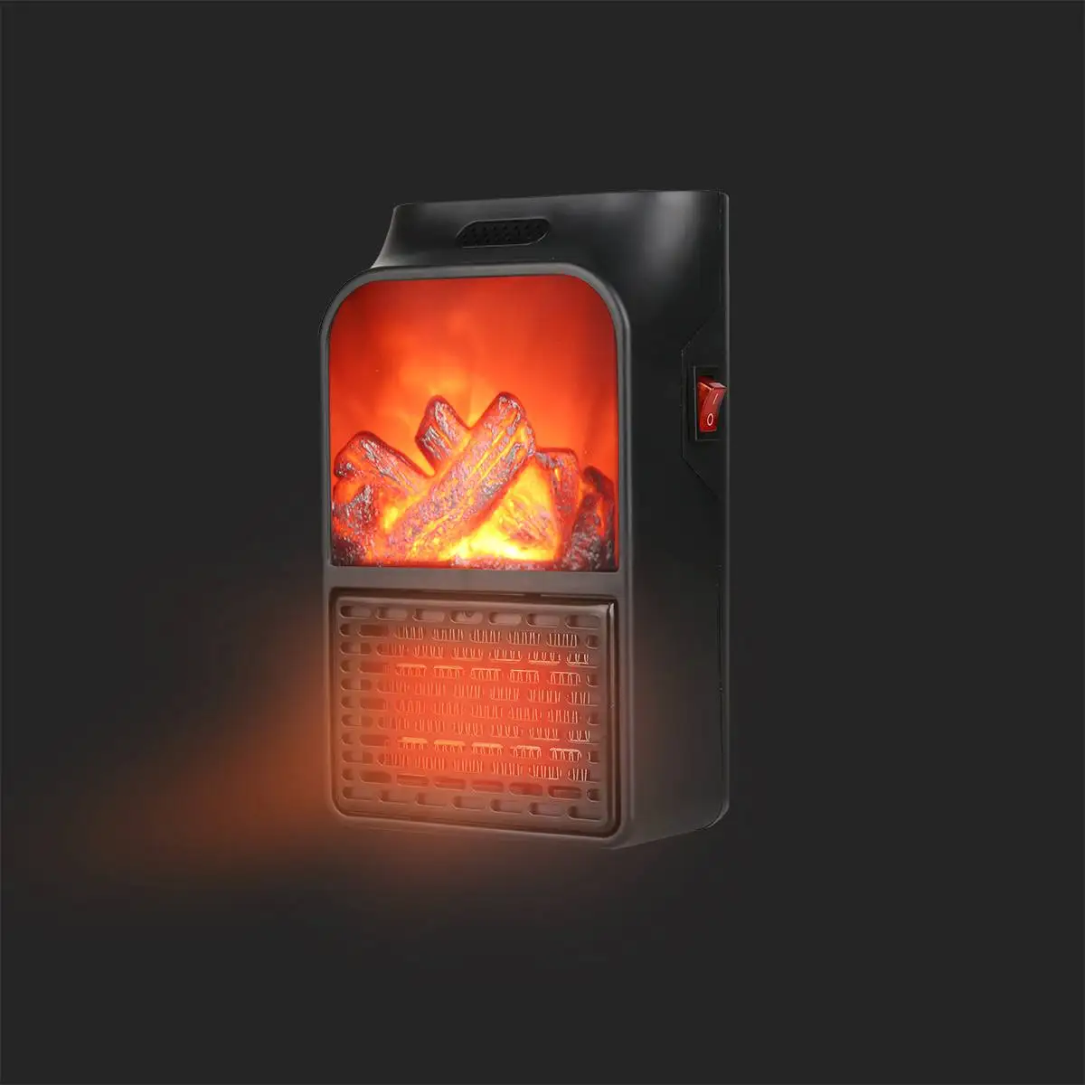 1000 Вт Мини Портативный PTC нагреватель Электрический нагреватель вентилятор камин пламя цифровой дисплей-Таймер Пульт дистанционного управления Бытовая зимняя нагревательная машина