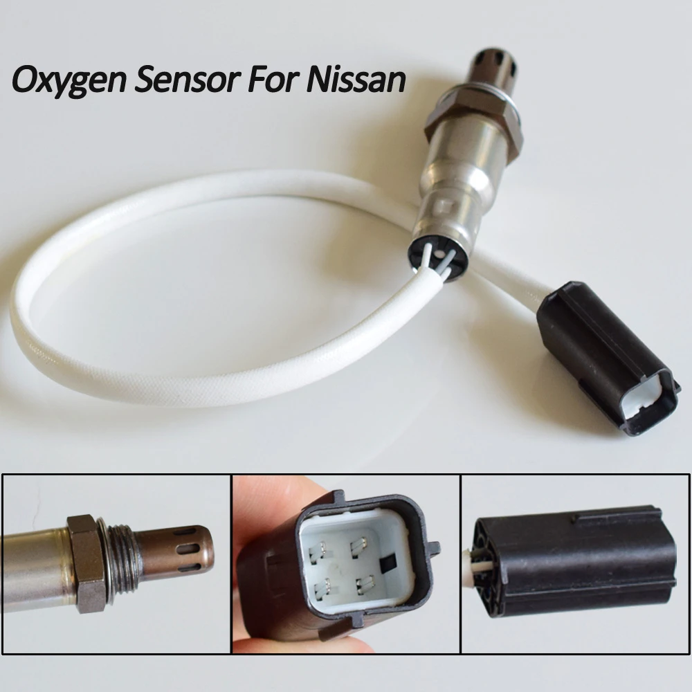 Sensor de oxígeno con 4 cables para coche Nissan, accesorio de medición de oxígeno con 4 cables, para modelo Almera, Altima, Tiida, GT R, Maxima, Qashqai, QX56 x Pathfinder, ED000