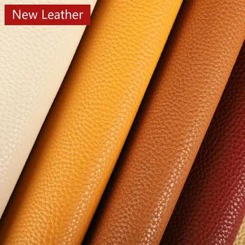 

New High Quality Litchi Artificial Suede PU Leather Fabric 1.8~2mm Thickness 50*138cm For Sewing Sofa Furniture DIY Accessories