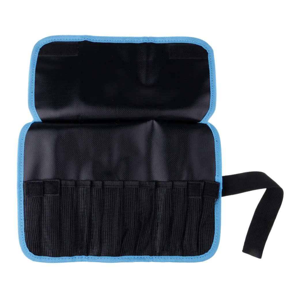 Metal Jigs Bag Fishing Lure Bag 12 Separate Jigs Storage Compartment Blue 