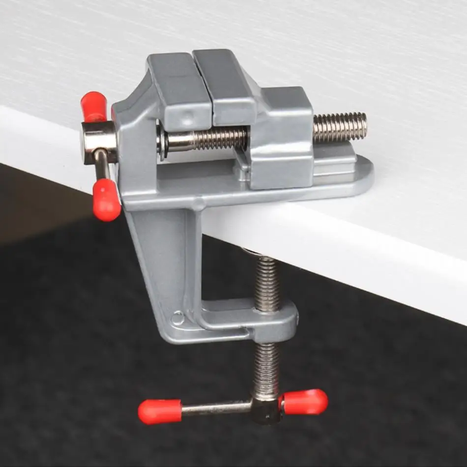 3.5" Aluminum Small Jewelers Hobby Clamp On  Table Bench Vise Mini TooNYUK 