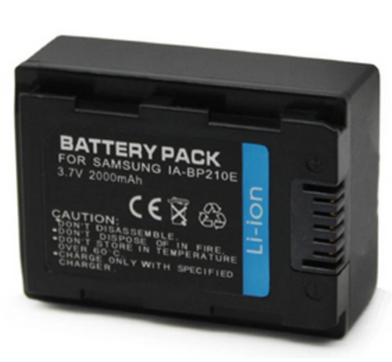 Аккумулятор для цифровой видеокамеры samsung SMX-F400, SMX-F400BN, SMX-F400BP, SMX-F400SP, SMX-F400RP, SMX-F401, SMX-F401BP
