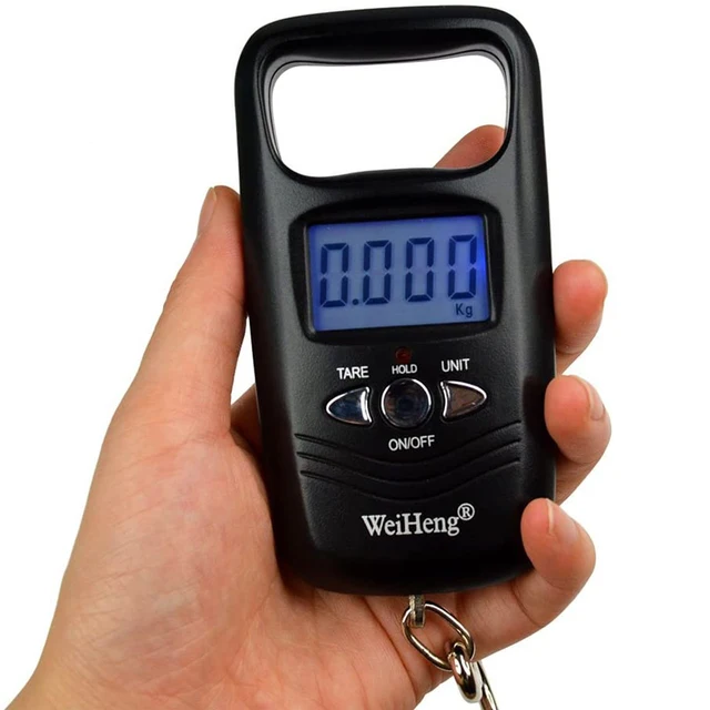 Bilancia Viaggio Lcd Bilancia Digitale Bagagli E Pesca 100kg - Elettronica Con Gancio E Display LCD Portatile Bilancia Digitale Gancio