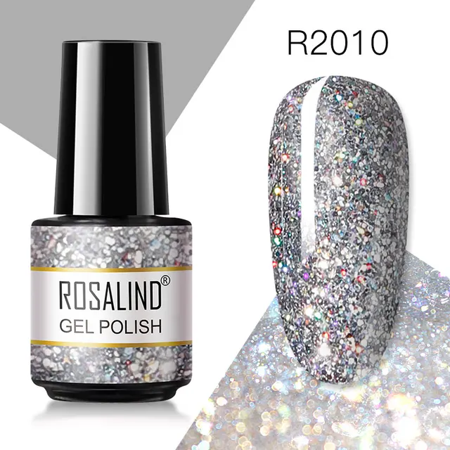 ROSALIND Gel Nail Polish 7ML Matte Base Top Coat For Soak Off Gel Polish UV LED Gel Semi Permanent Varnishes Design Nail Art RAR2010
