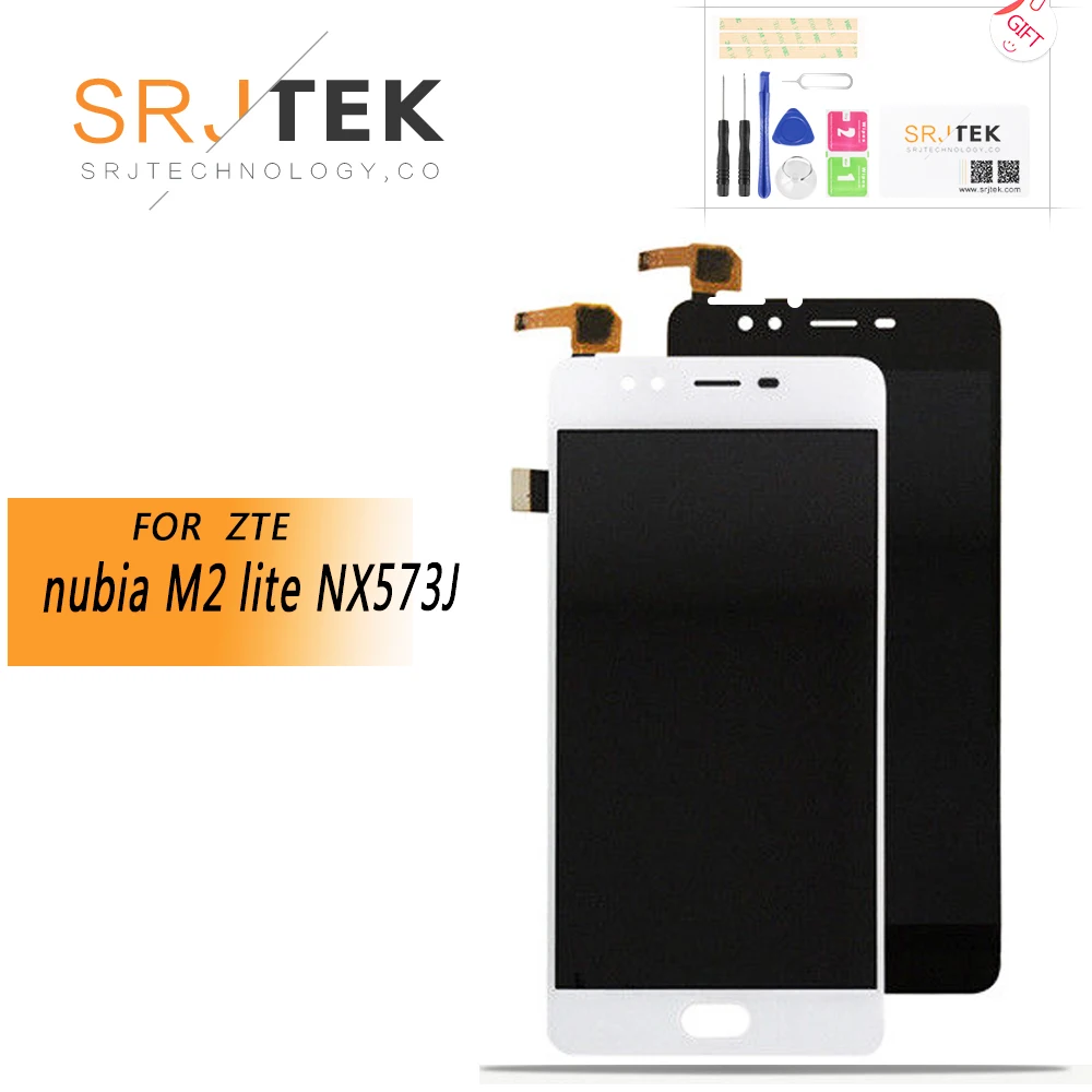 ЖК-дисплей 5 дюйма для ZTE nubia M2 lite NX573 + сенсорный экран дигитайзер NX573J | Компьютеры и