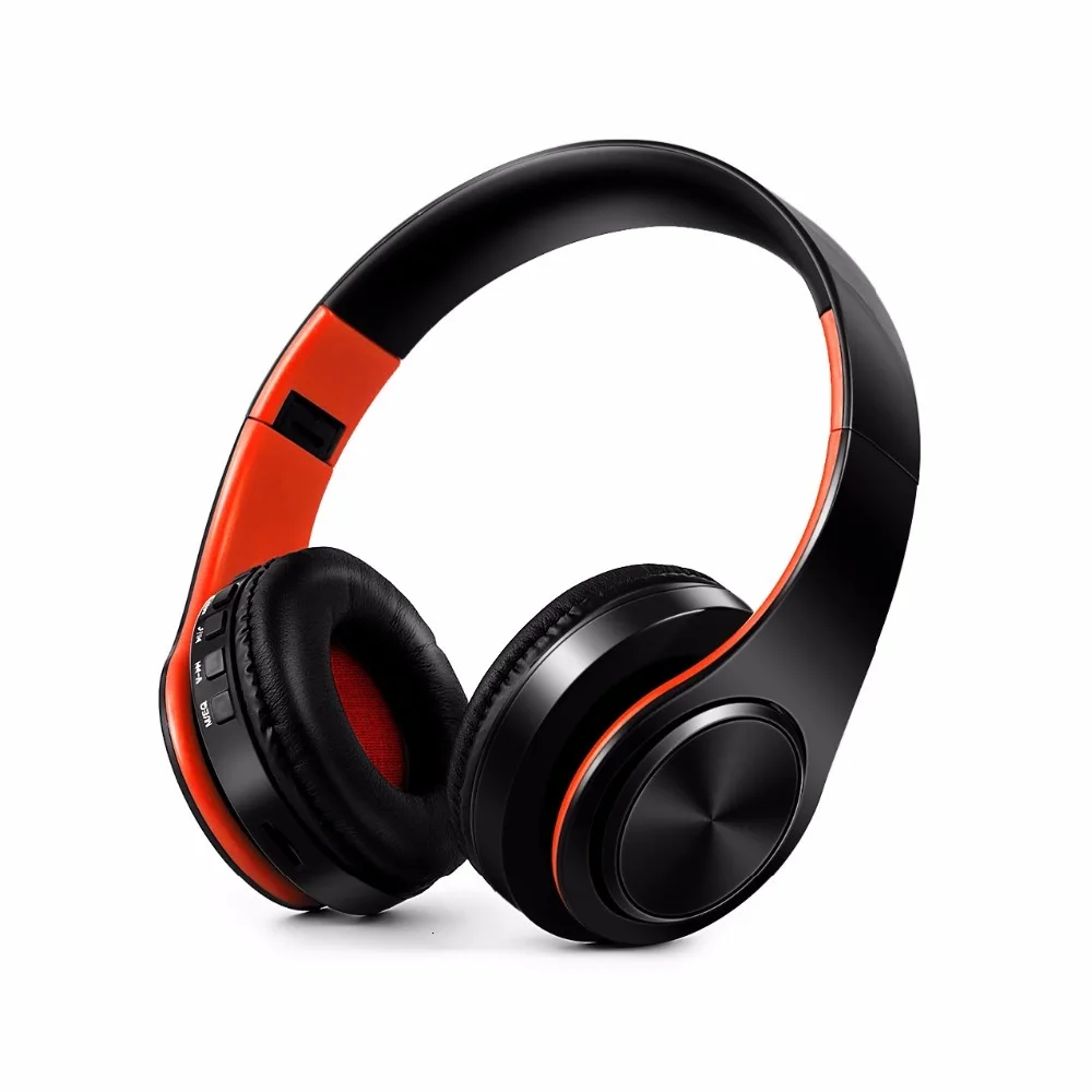 Портативные беспроводные Bluetooth наушники стерео складная аудио гарнитура MP3