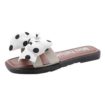 

Summer Slippers Women Leisure Bow Flip-Flops Flash Drilling Sequins Sandals Beach Flats Bohemian Clip Toe Beach Flip Flops#330
