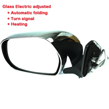 

Car Outside Rearview Mirror Assembly Reversing Mirror Lamp Rear Cover Lens For Toyota Prado 2008 2010 2014