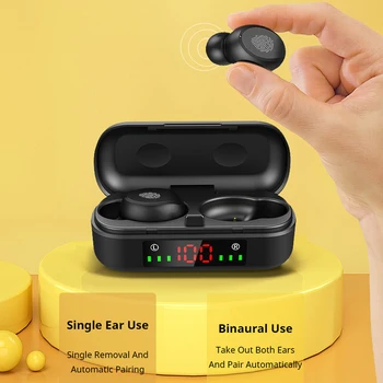 

Wireless Bluetooth Headset 5.0TWS Stereo Earphones 2000mAh Wireless SportsIn EarIn Ear Noise Canceling Gaming Headset