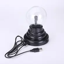 Светильник Сверхъестественное фотоэлектрический светильник светящийся магический плазменный статический сенсорный магический шар электронный магический шар