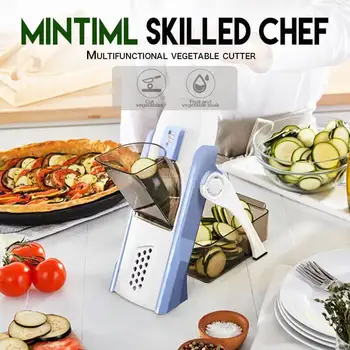 

Mintiml Skillful Chef Vegetable Fruit Slicer Cutter Multi Functional Vegetable Chopper Grater Fruit Kitchen Accessories Tools