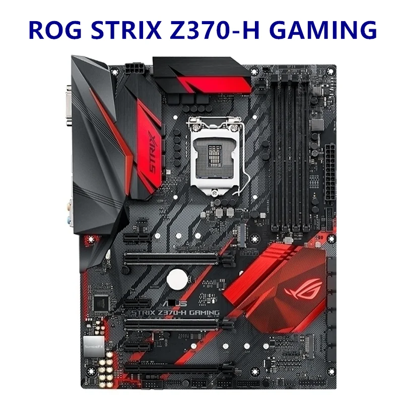 Материнская плата LGA 1151 для Asus ROG STRIX Z370-H GAMING DDR4 8th-Generation i7 i5 i3 Desktop Z370 PCI-E 3 0