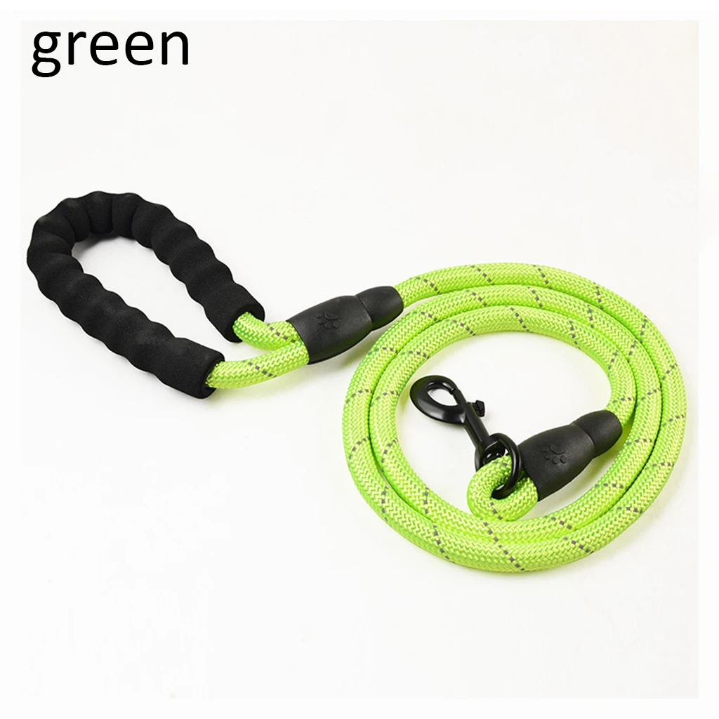Reflective Dog Leash Nylon Rope Pet Running Tracking Leash Long Lead Dog collar Mountain Climbing Rope 2
