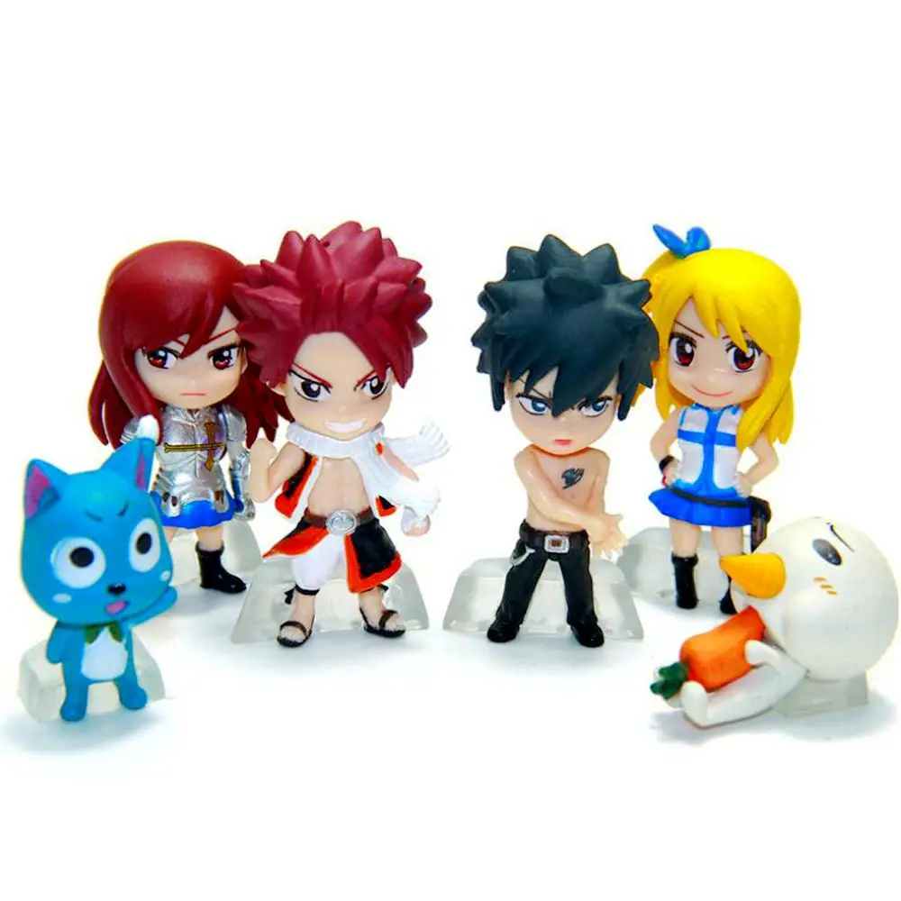 1 шт. с изображениями мультипликационных персонажей Fairy Tail фигурки изображением