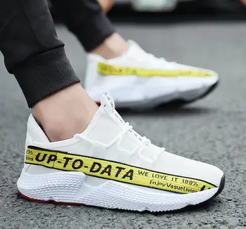 

White Sneakers Men Footweart Casual Shoes Breathable Zapatillas Hombre Chaussure Hip Hop Air Mesh Men Casual Shoes Comfortable