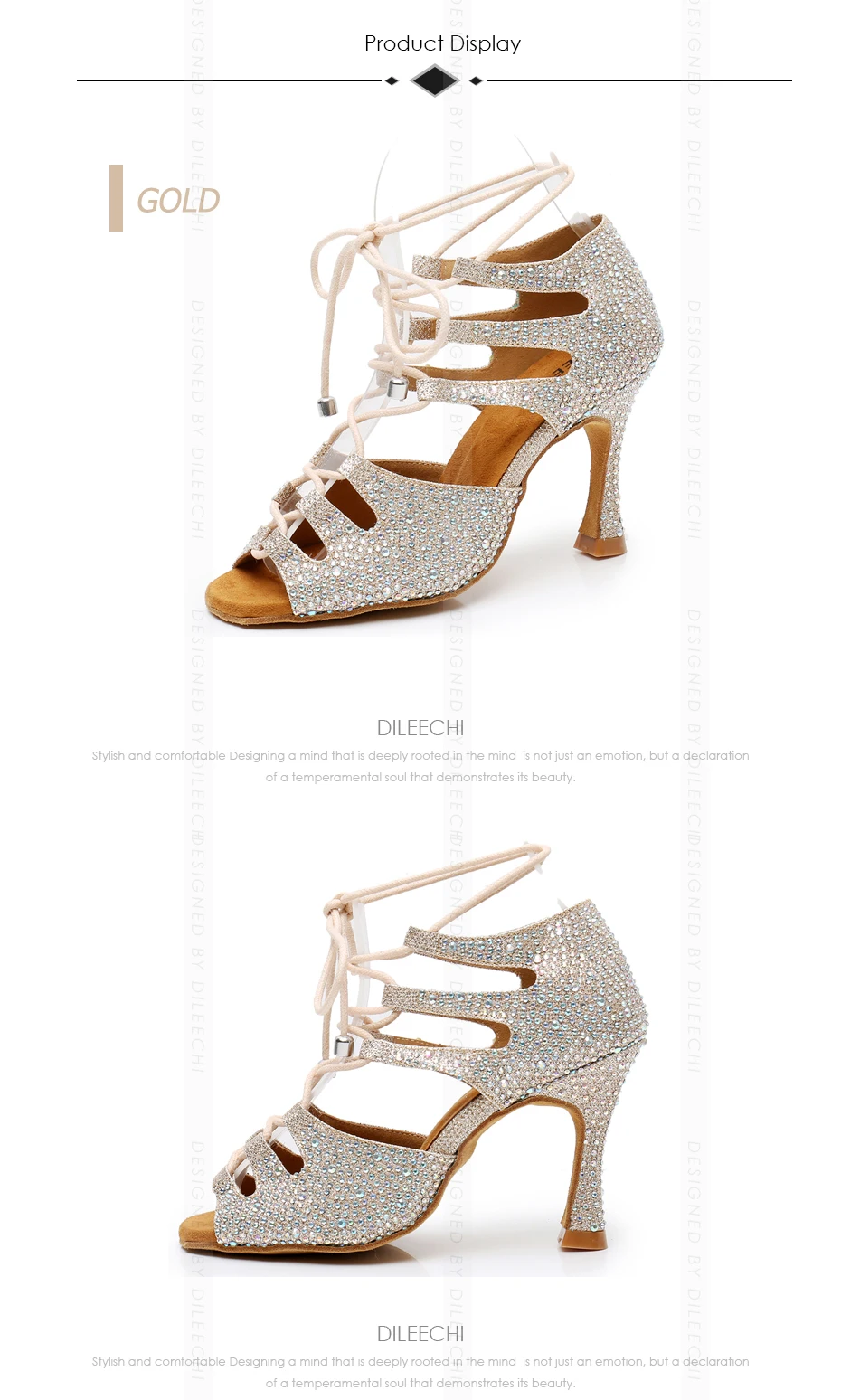 鞋子图片展示-金色-1