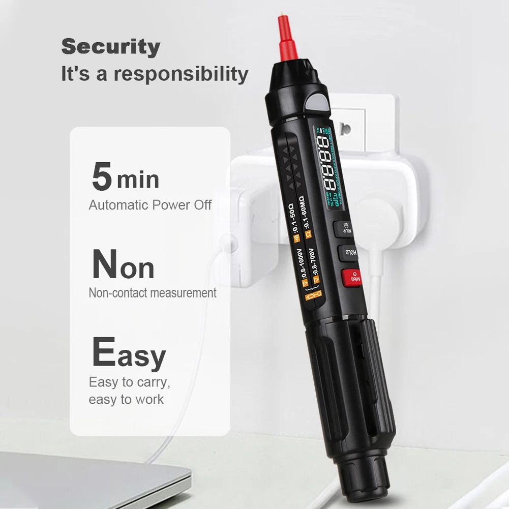 KKMoon kkm99/kkm100 Digital Multimeter Large Screen High Definition 1Hz~10MHz Mini Portable Intelligent AC/DC Multimeter Tester