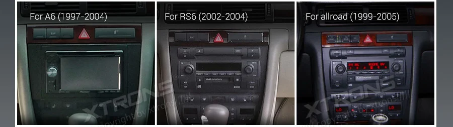 Clearance 7" Android 9.0 Pie OS Car DVD Multimedia GPS Radio for Audi A6 1997-2004 & S6 1999-2003 & RS6 2002-2004 & Allroad 1999-2005 4