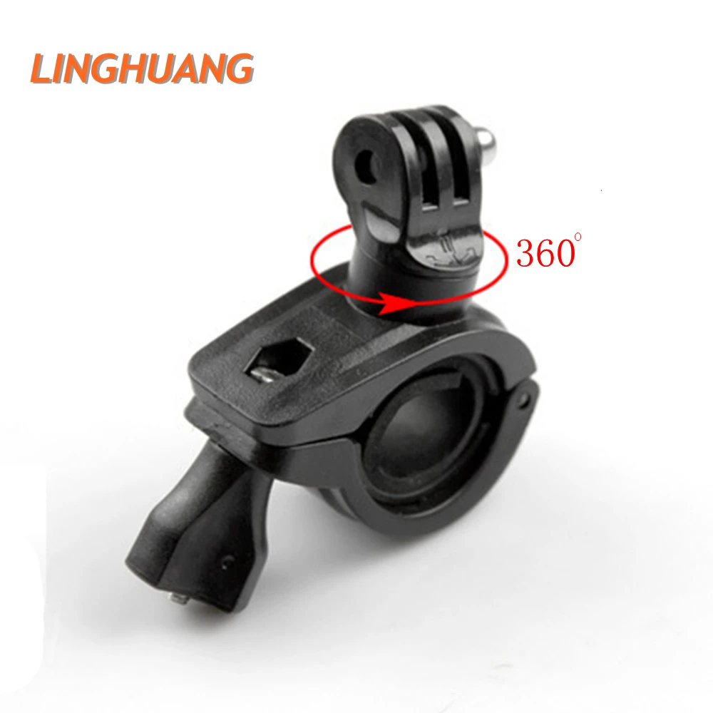 

Rotatable Bike Bicycle Handlebar Mount Holder Tripod Adapter Motorbike Clip Bracket For GoPro Hero 5/4/3 Session Camera SJCAM SJ