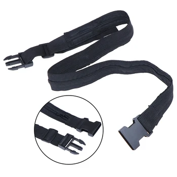 

New Designed Travel Anti Theft Wallet Belt with Secret Compartment Hiding Stash Money Belt waterproof adhesive Belt bag 1.2m